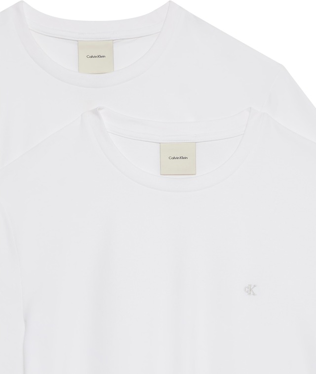 Calvin Klein T-Shirt »2 Pack SS STRETCH COTTON SLIM TEE« Packung, 2 Rundhalsausschnitt, slim fit