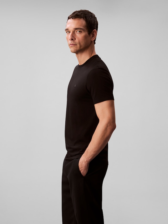 Calvin Klein T-Shirt »2 Pack SS STRETCH COTTON SLIM TEE« Packung, 2 Rundhalsausschnitt, slim fit