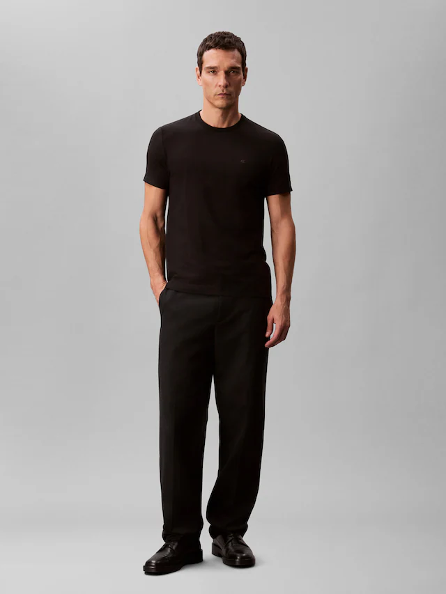Calvin Klein T-Shirt »2 Pack SS STRETCH COTTON SLIM TEE« Packung, 2 Rundhalsausschnitt, slim fit