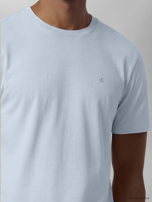 Calvin Klein T-Shirt »2 Pack SS STRETCH COTTON SLIM TEE« Packung, 2 Rundhalsausschnitt, slim fit