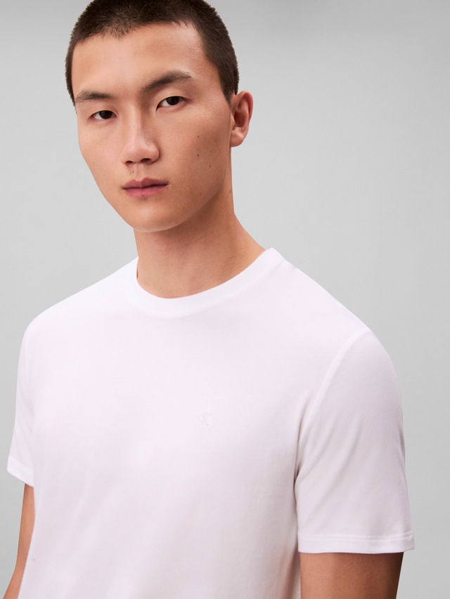 Calvin Klein T-Shirt »2 Pack SS STRETCH COTTON SLIM TEE« Packung, 2 Rundhalsausschnitt, slim fit