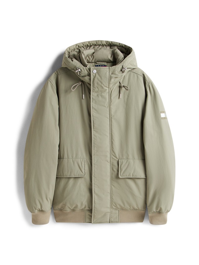 Tommy Jeans Bomberjacke »CITY READY BOMBER« mit Kapuze Fliegerjacke, Freizeitjacke Regular fit mit Rundhalsausschnitt