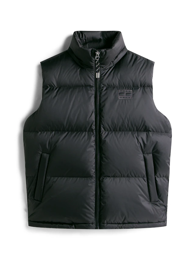 Tommy Jeans Steppweste »ALASKA DOWN VEST« Regular fit mit abnehmbarer Kapuze