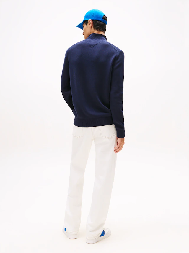Tommy Jeans Rollkragenpullover »TJM SLIM FIT ROLL NECK« mit Mock Neck, Strickpullover 100% Baumwolle Pflegeleicht