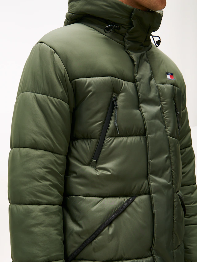Tommy Jeans Steppmantel »FABRIC MIXED PARKA« Regular fit mit Kapuze