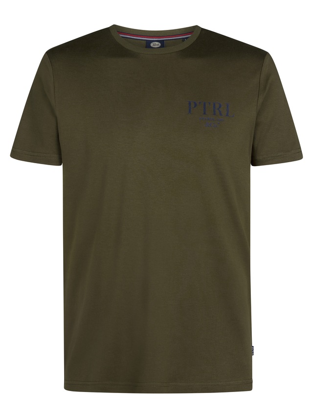Petrol Industries T-Shirt mit Logo Schriftzug