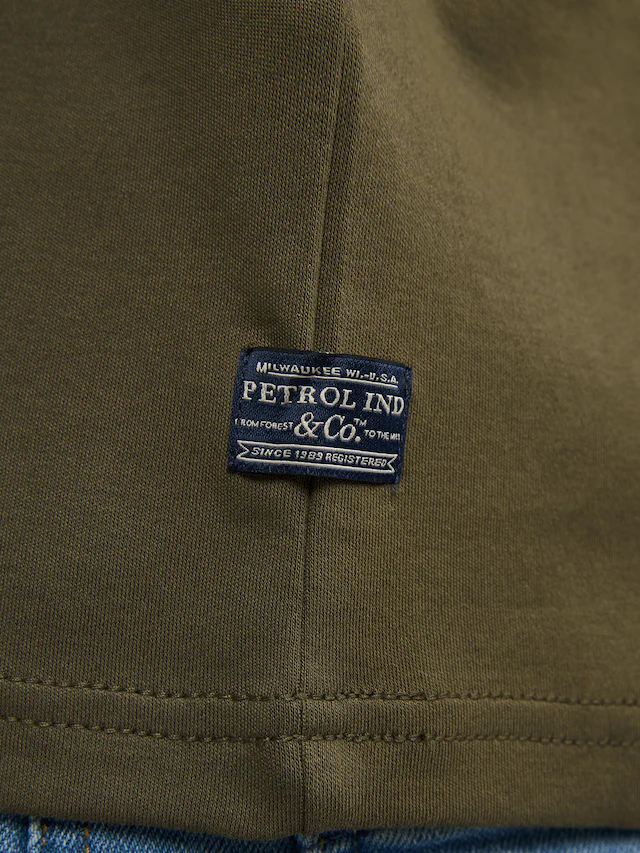 Petrol Industries T-Shirt mit Logo Schriftzug