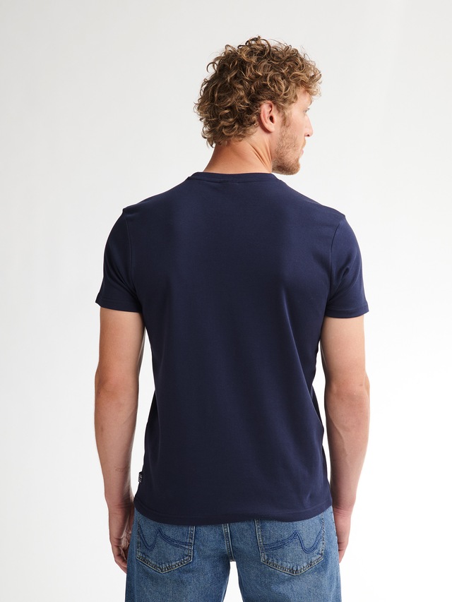 Petrol Industries T-Shirt mit Logo Schriftzug