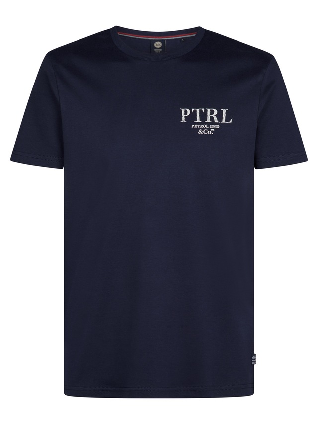 Petrol Industries T-Shirt mit Logo Schriftzug