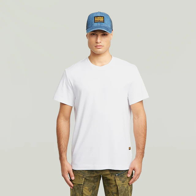G-STAR T-Shirt »Script« mit Rundhals, aus Baumwolle