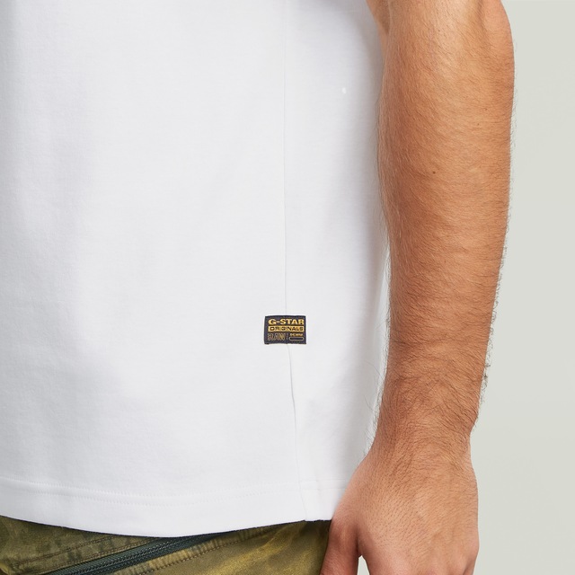 G-STAR T-Shirt »Script« mit Rundhals, aus Baumwolle