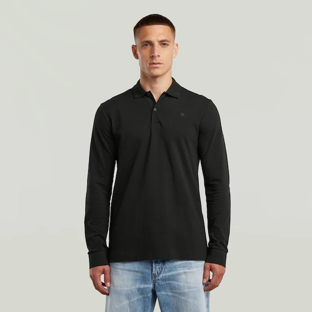 G-STAR Poloshirt »Dunda Slim Polo« langärmlig, mit Logo