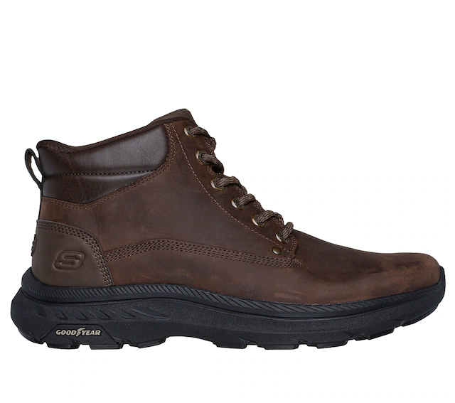 Skechers Schnürboots »POLLARD-WAYLON« Winterboots, Schnürschuh mit Goodyear Laufsohle