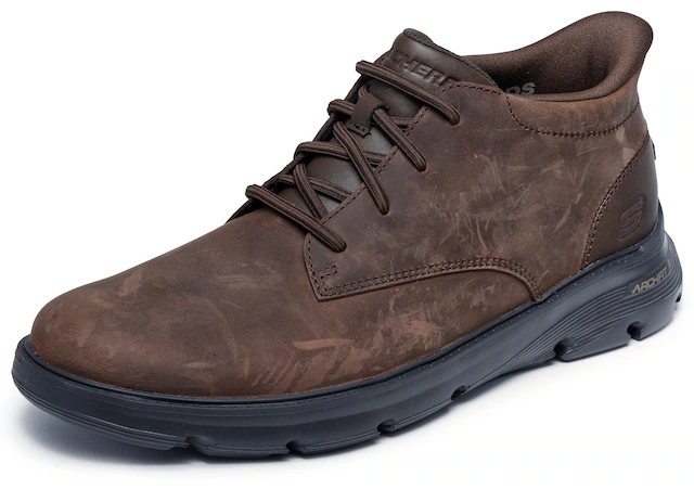 Skechers Schnürboots »ARCH FIT GARZA« Freizeitschuh, Trekkingschuh mit Slip-ins