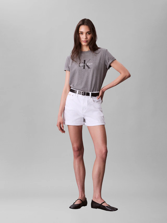 Calvin Klein Jeans T-Shirt »HERO SS CLASSIC MONOLOGO CNECK T« , Logoschriftzug