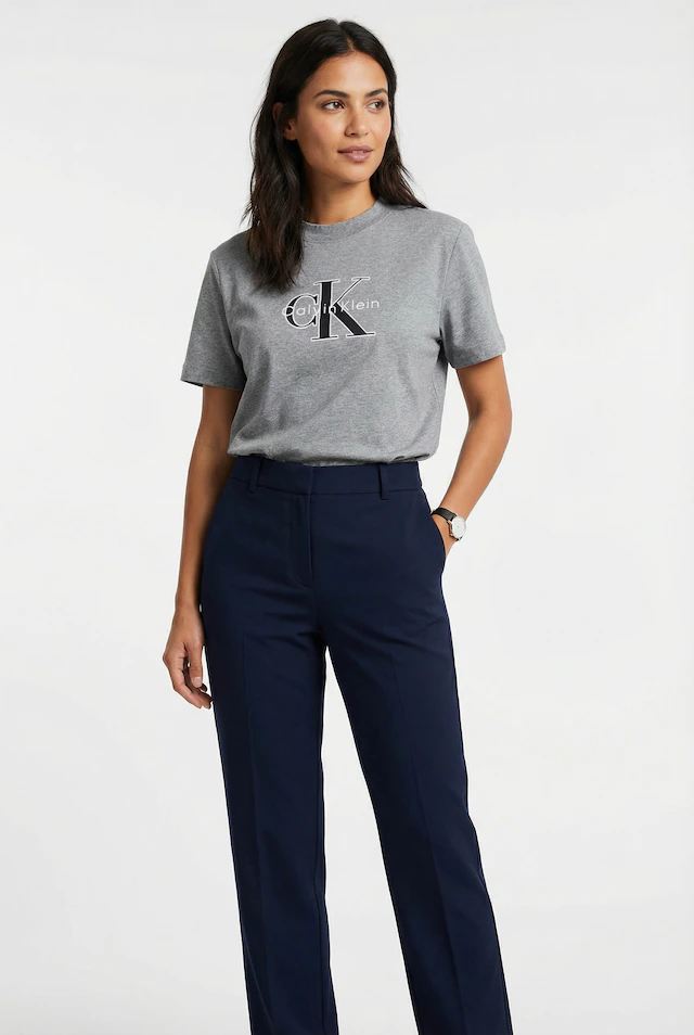Calvin Klein Jeans T-Shirt »HERO SS CLASSIC MONOLOGO CNECK T« , Logoschriftzug