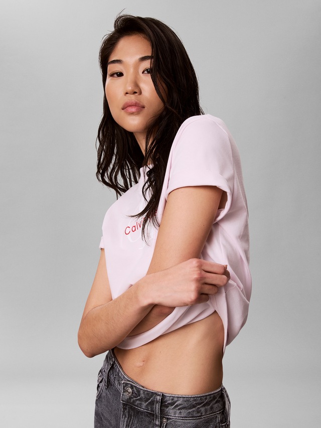 Calvin Klein Jeans T-Shirt »HERO SS CLASSIC MONOLOGO CNECK T« , Logoschriftzug