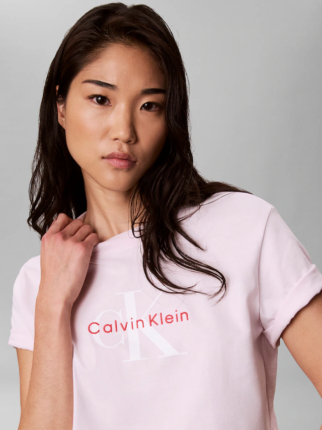 Calvin Klein Jeans T-Shirt »HERO SS CLASSIC MONOLOGO CNECK T« , Logoschriftzug