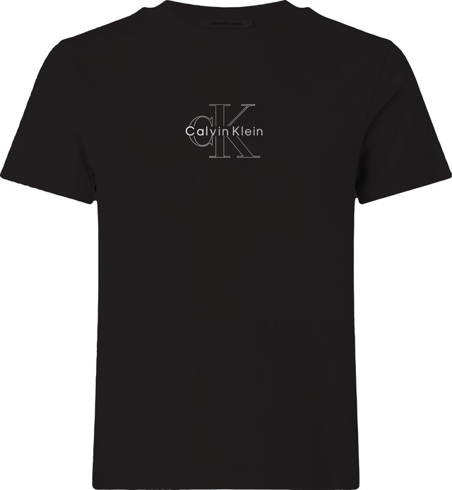Calvin Klein Jeans T-Shirt »SS CLASSIC FOIL MONOLOGO TEE« Mit Metallic-Logo