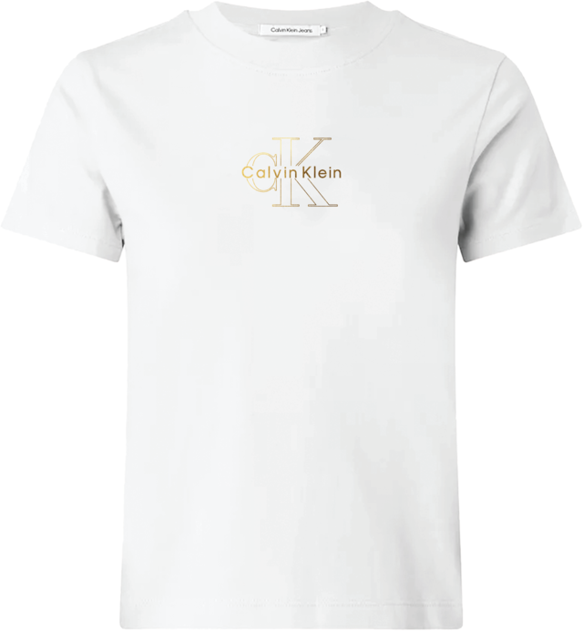 Calvin Klein Jeans T-Shirt »SS CLASSIC FOIL MONOLOGO TEE« Mit Metallic-Logo