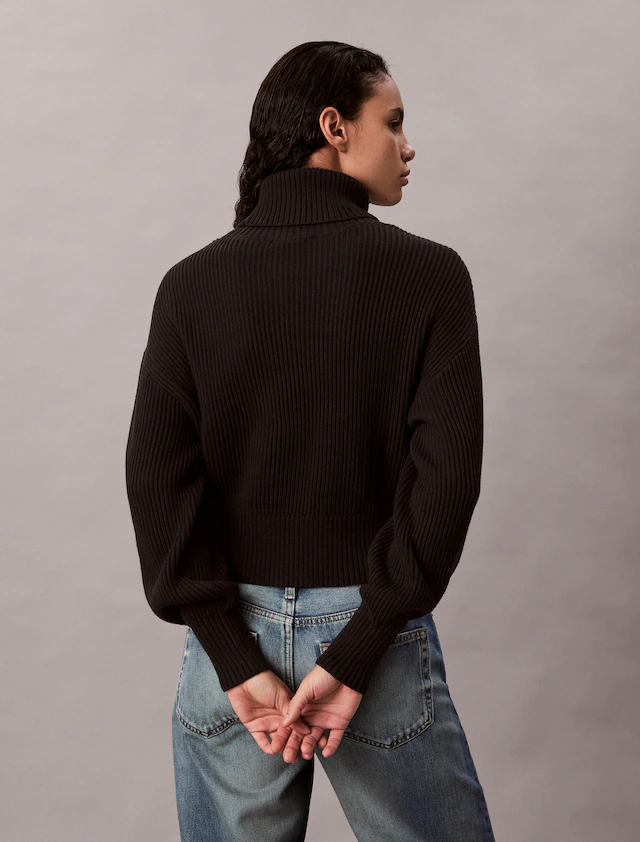 Calvin Klein Jeans Strickpullover Rollkragen, loose fit