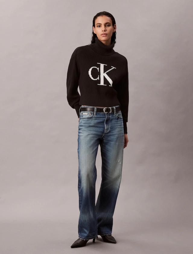 Calvin Klein Jeans Strickpullover Rollkragen, loose fit