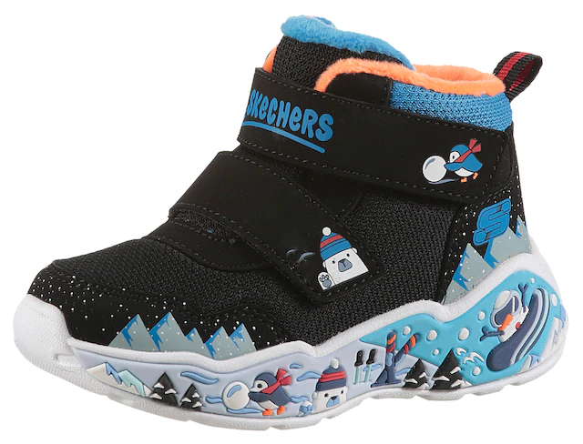 Skechers Winterstiefel »PLAY SCENE« Klettboots mit Warmfutter, Größenschablone zum Download