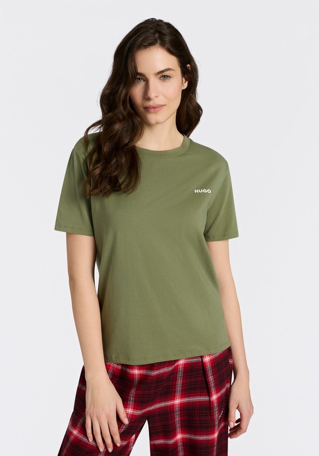 HUGO Underwear T-Shirt mit rundem Ausschnitt, regular fit, toniges Markenlogo