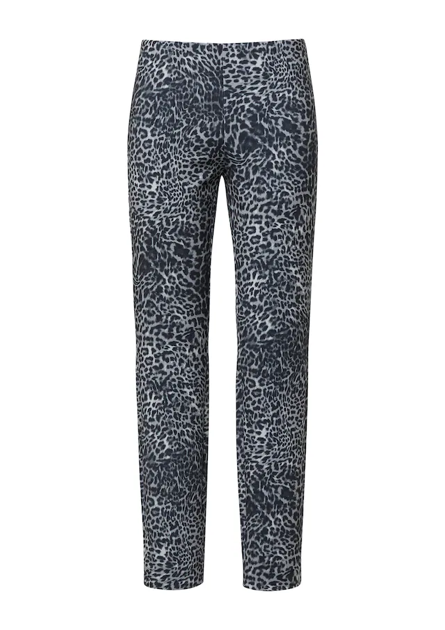 Comma Leggings mit All-Over Print