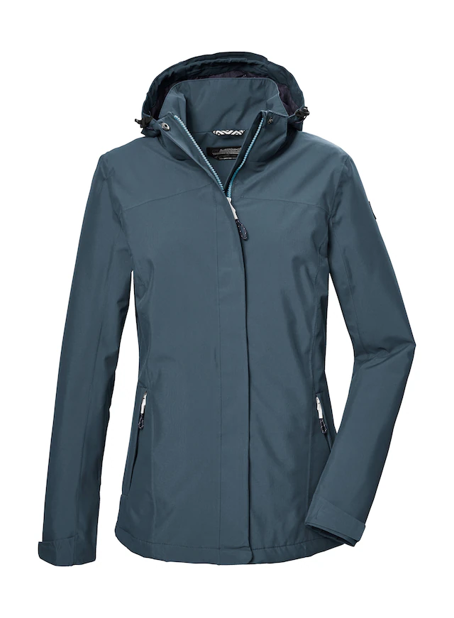 Killtec Outdoorjacke »KOS 26 WMN JCKT« Funktionsjacke: wasser- und winddicht, atmungsaktiv, abnehmbare Kapuze