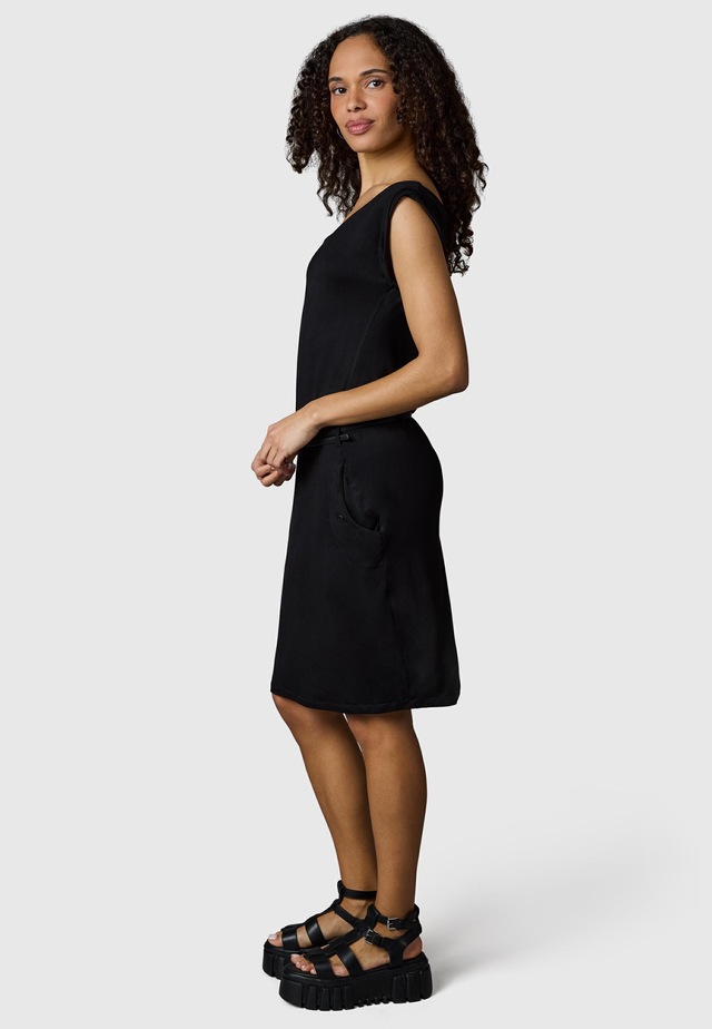 Ragwear Sommerkleid »Tagg« Eingrifftaschen Damen Kurzarm-Kleid mit Taillengürtel und Taschen