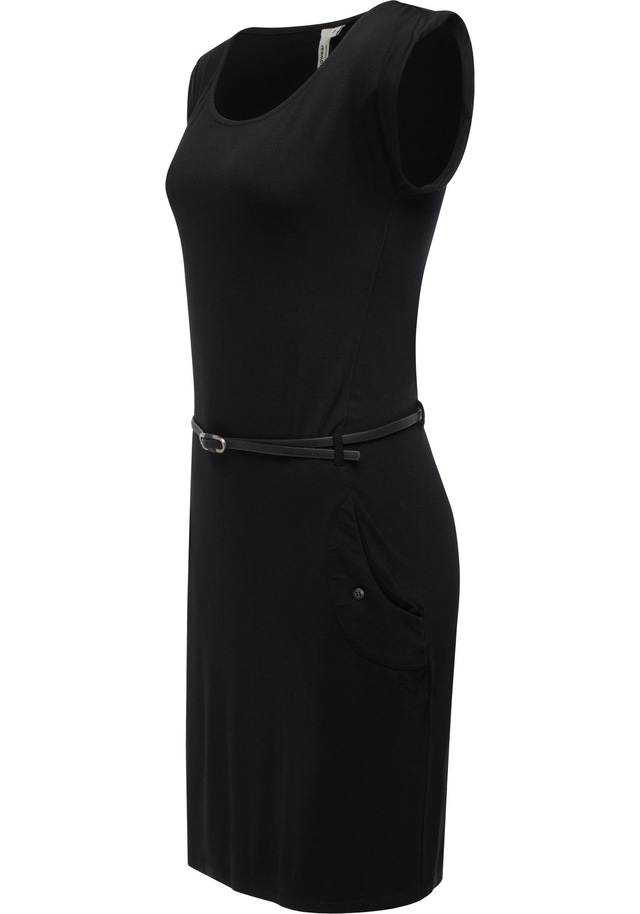 Ragwear Sommerkleid »Tagg« Eingrifftaschen Damen Kurzarm-Kleid mit Taillengürtel und Taschen