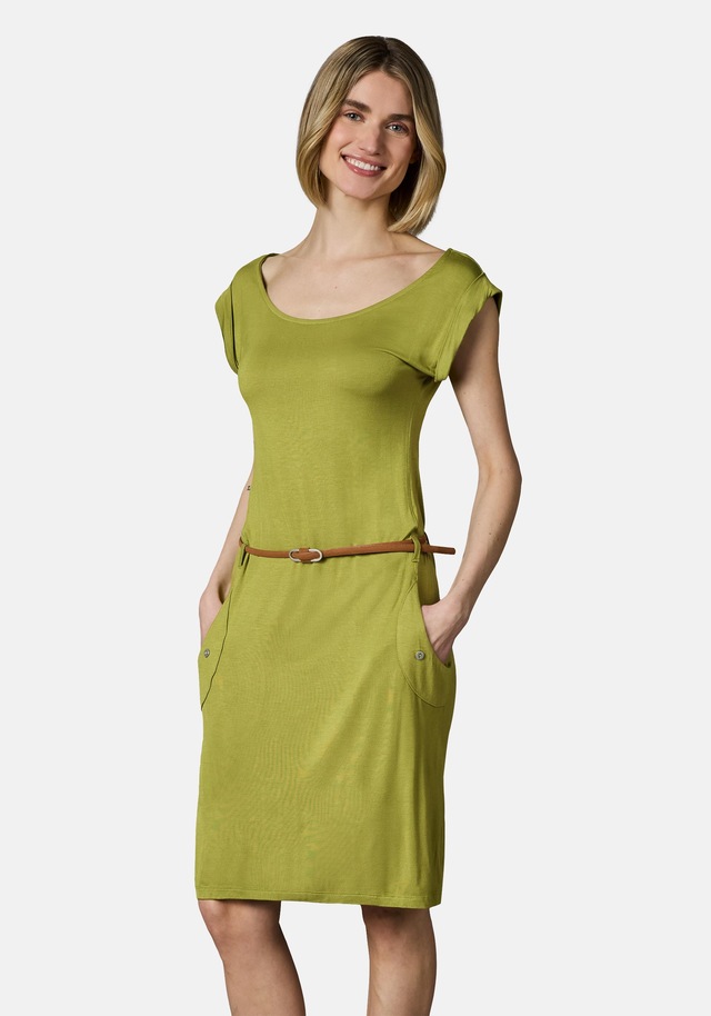 Ragwear Sommerkleid »Tagg« Eingrifftaschen Damen Kurzarm-Kleid mit Taillengürtel und Taschen