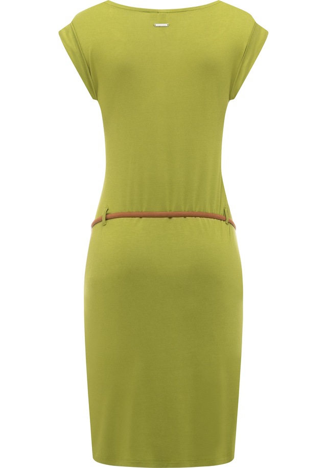 Ragwear Sommerkleid »Tagg« Eingrifftaschen Damen Kurzarm-Kleid mit Taillengürtel und Taschen