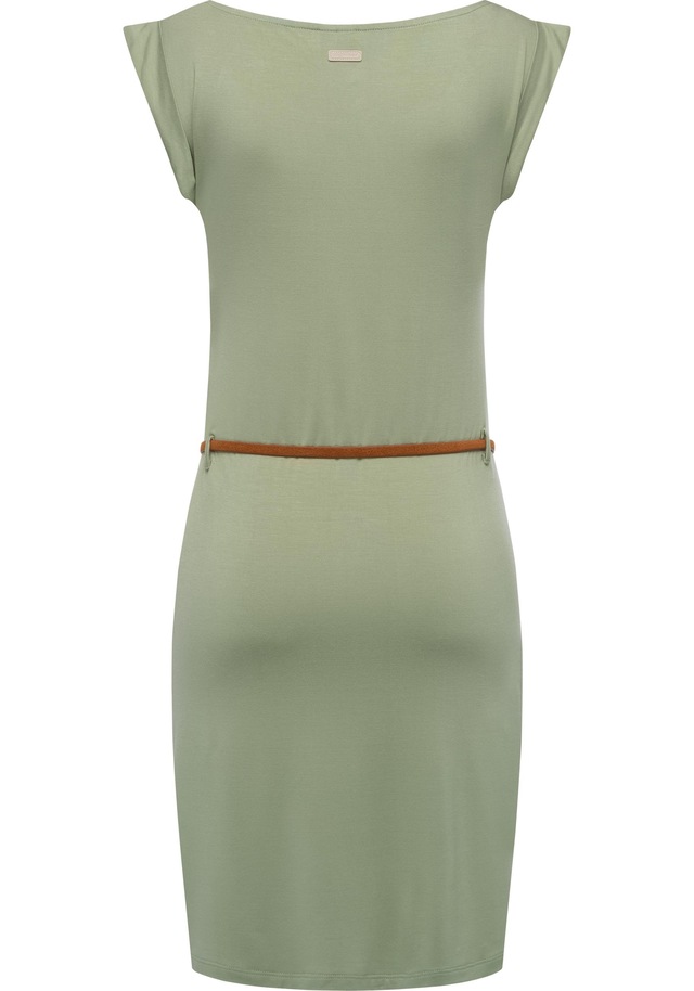 Ragwear Sommerkleid »Tagg« Eingrifftaschen Damen Kurzarm-Kleid mit Taillengürtel und Taschen