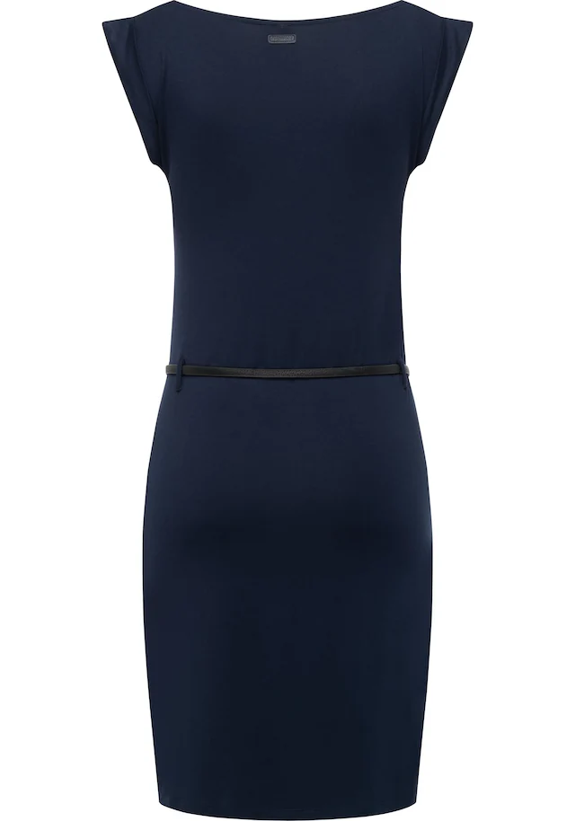 Ragwear Sommerkleid »Tagg« Eingrifftaschen Damen Kurzarm-Kleid mit Taillengürtel und Taschen