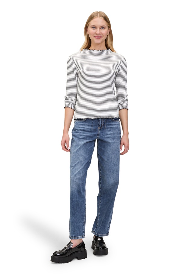 Cartoon Ankle-Jeans »Damen mit Waschung«
