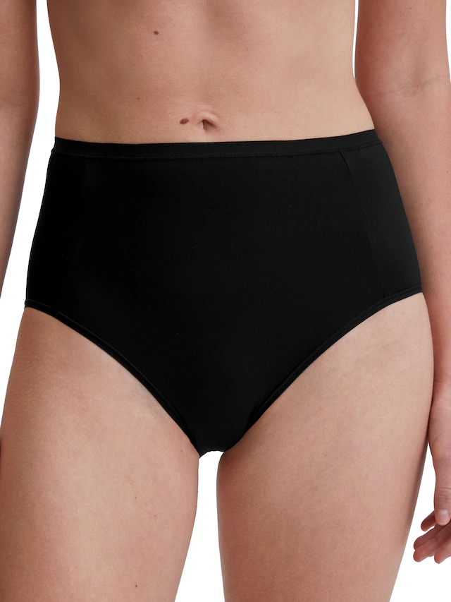 CALIDA Slip »Sleek Skin« elastischer Bund, hoher Schnitt, Single Jersey