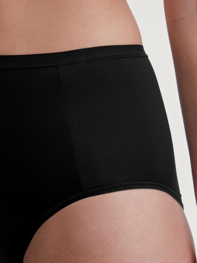 CALIDA Slip »Sleek Skin« elastischer Bund, hoher Schnitt, Single Jersey