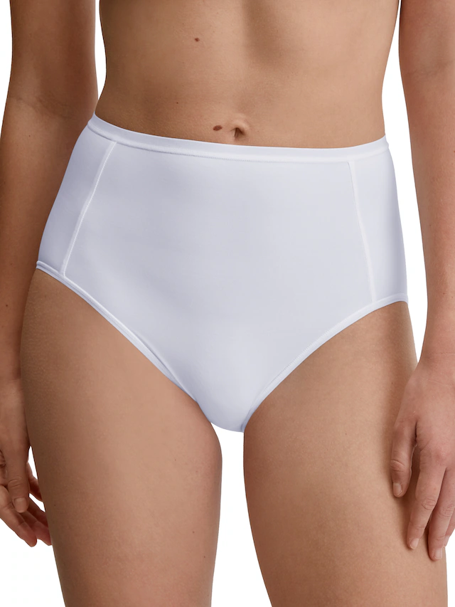 CALIDA Slip »Sleek Skin« elastischer Bund, hoher Schnitt, Single Jersey