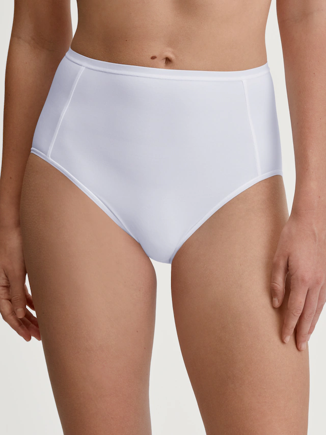 CALIDA Slip »Sleek Skin« elastischer Bund, hoher Schnitt, Single Jersey
