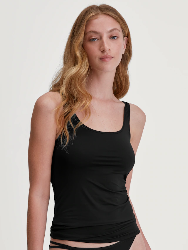 CALIDA Unterhemd »Sleek Skin« Rundhalsausschnitt, Single-Jersey-Qualität