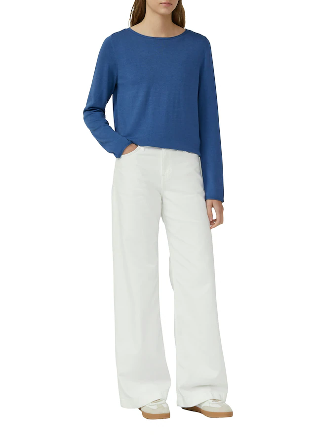 s.Oliver Langarmshirt mit Rollkanten