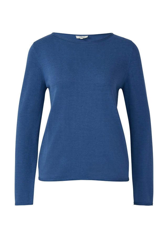 s.Oliver Langarmshirt mit Rollkanten