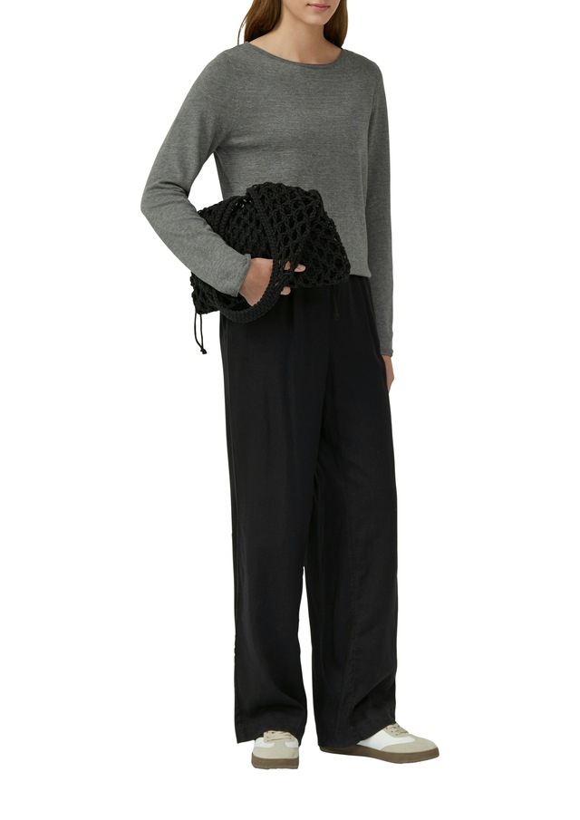 s.Oliver Langarmshirt mit Rollkanten