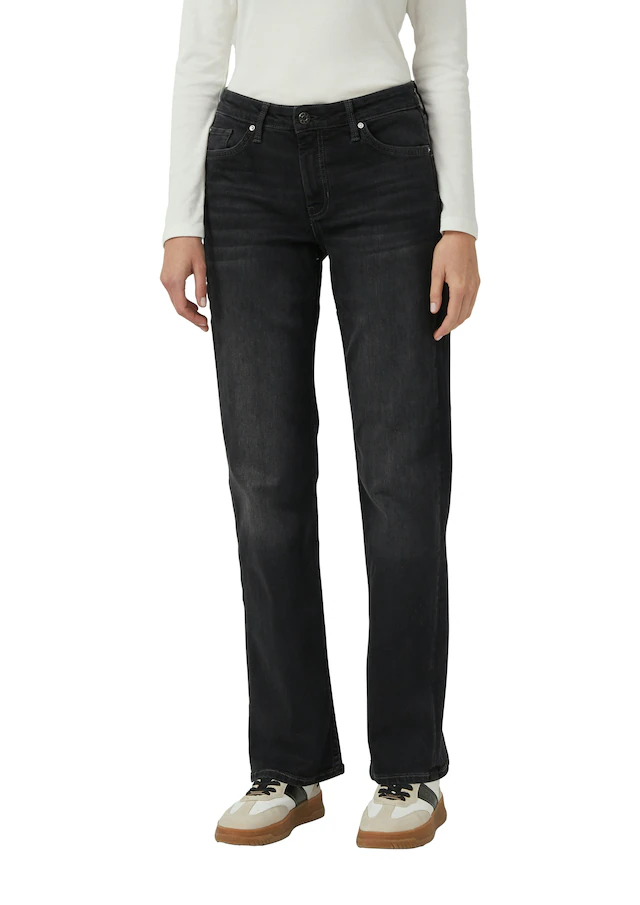 s.Oliver Straight-Jeans Mid Rise, Regular Fit