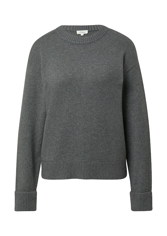 s.Oliver Strickpullover mit Rundhals
