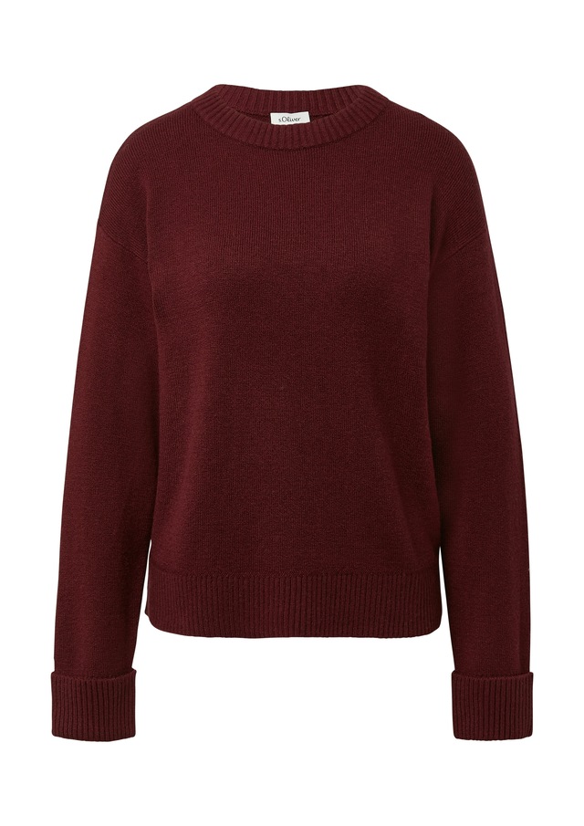 s.Oliver Strickpullover mit Rundhals