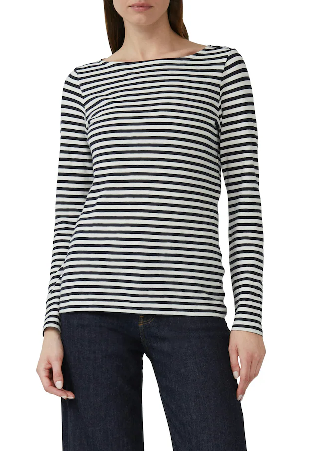 s.Oliver Langarmshirt mit Streifen Muster