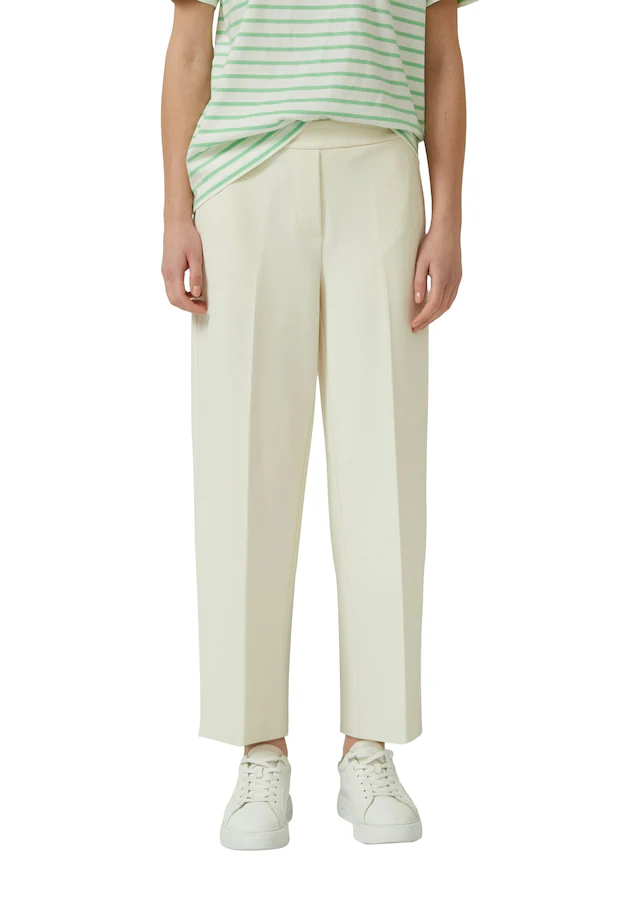 s.Oliver 7/8-Hose mit Bundfalten und Stretch-Anteil